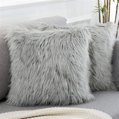 fluffy decorative pillows